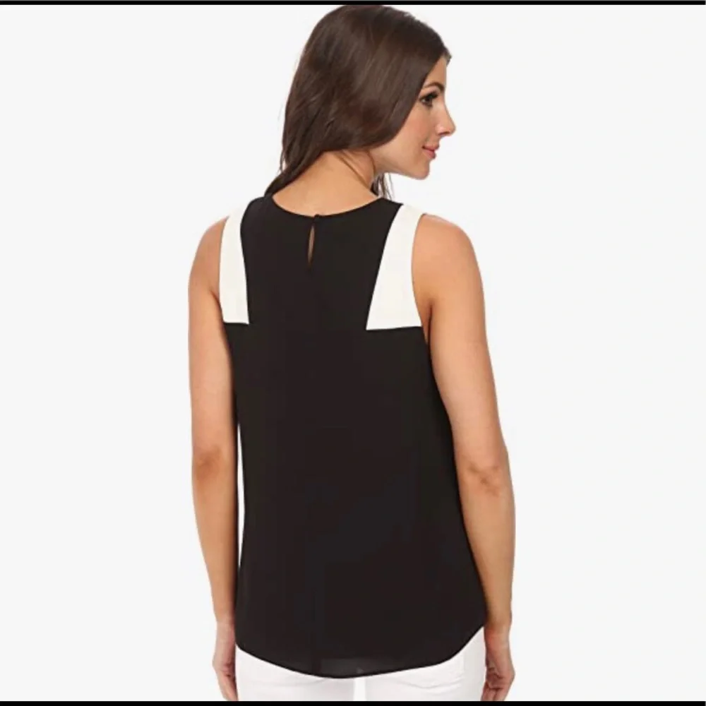 PHILOSOPHY contemporary sleeveless blouse M - Picture 2 of 6